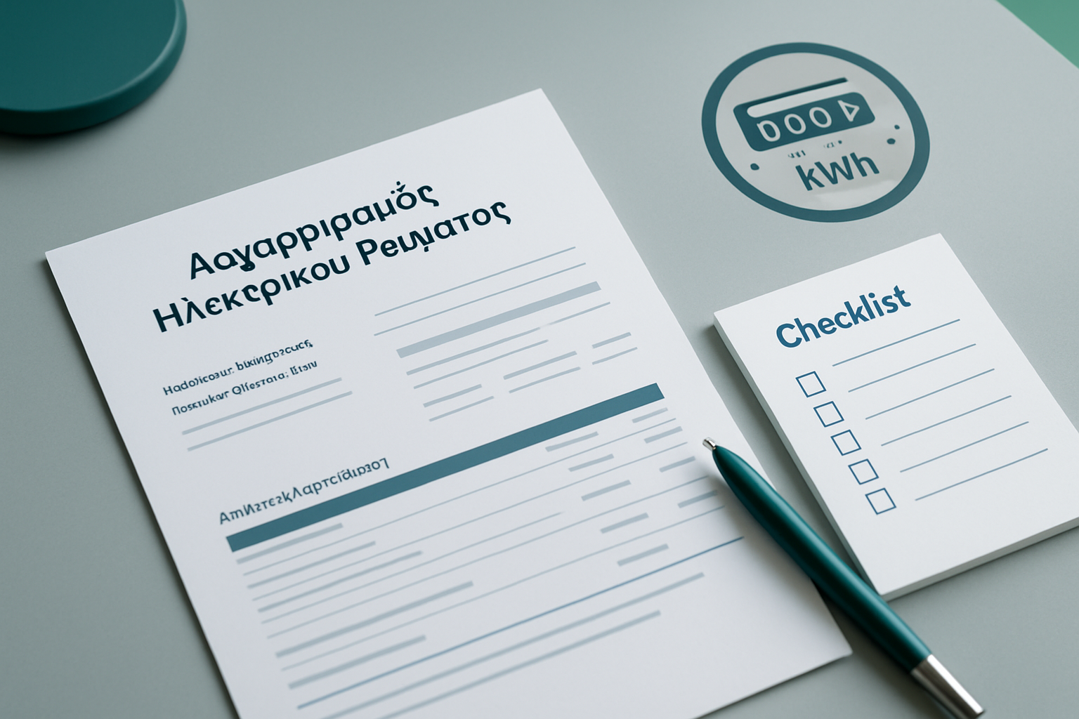 Λογαριασμός ρεύματος και checklist για έλεγχο προγράμματος στην αγορά ρεύματος τον Μάιο 2026
